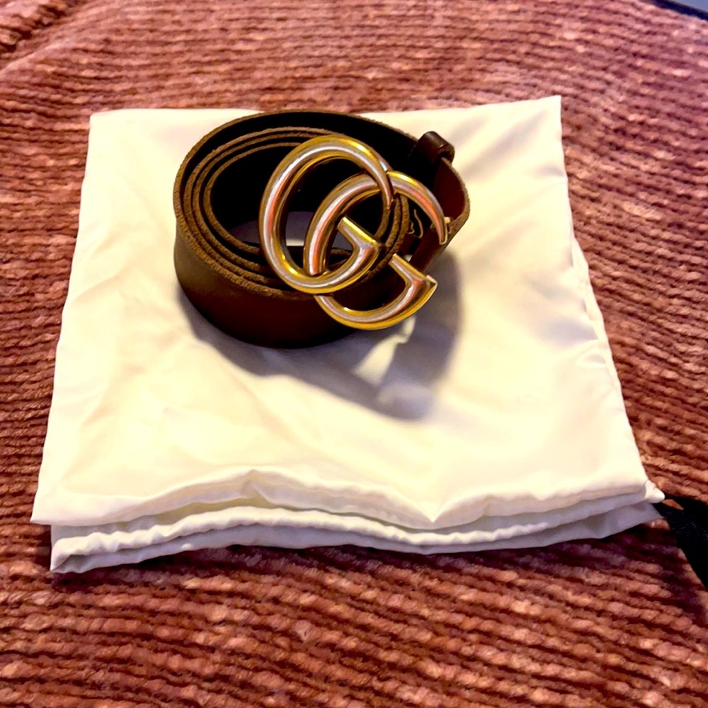 Brown leather
